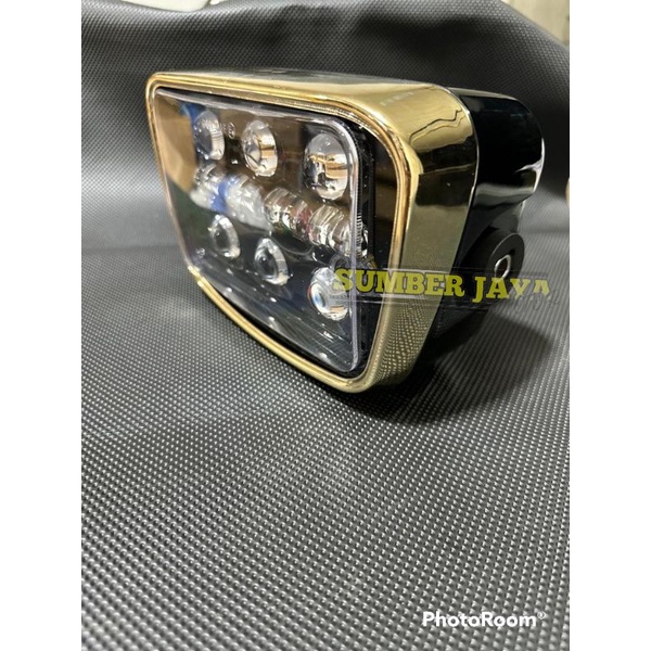 se gold lampu depan rx king led c33 ring gold batok original