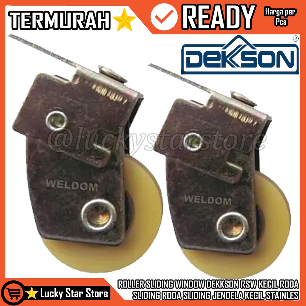 DEKKSON Roller Sliding Window Dekson Rsw Kecil Roda Sliding Sleding Selending  Roda Sliding Jendela 