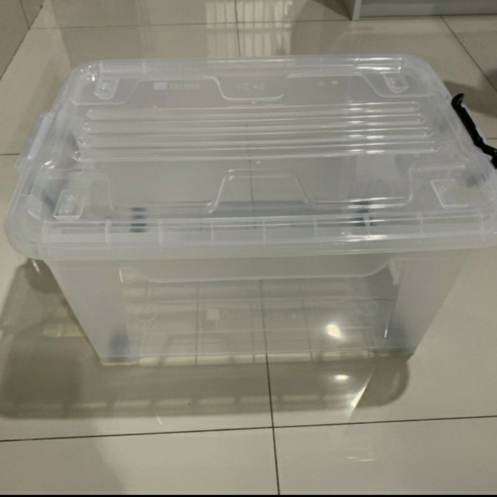 Storage Box Container Storage Box Ezy 45 L Bening Transparan Natural