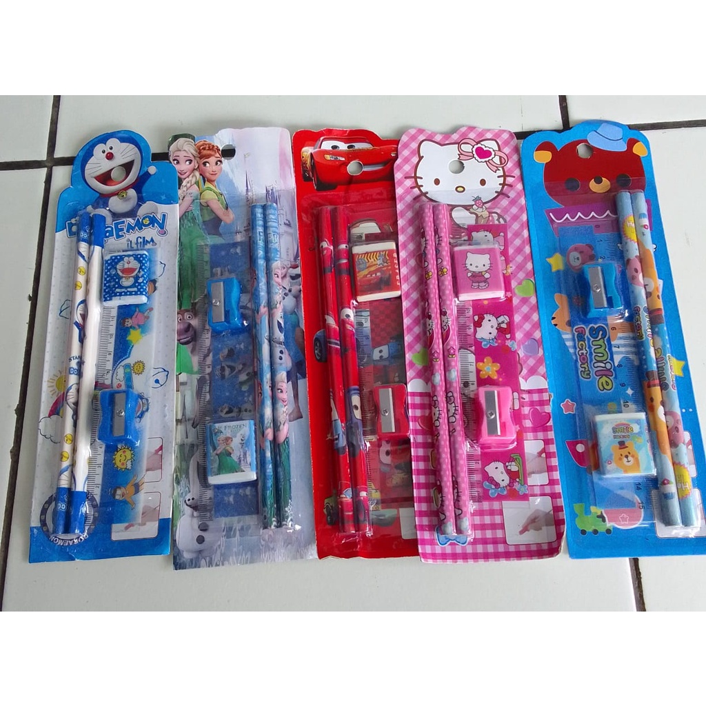 

PENSIL SET 5 IN 1 KARAKTER