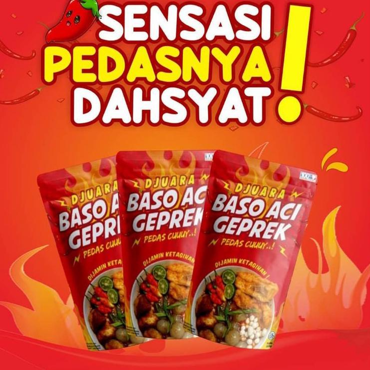 

Ready Stok Baso Aci geprek sami Raos pedasnya juara buruan