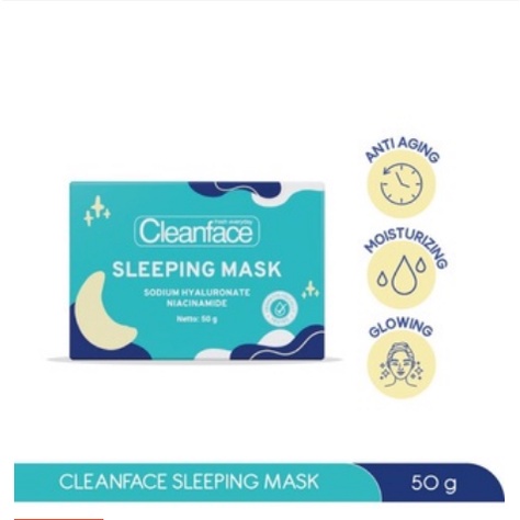 Cleanface Sleeping Mask 50g masker wajah