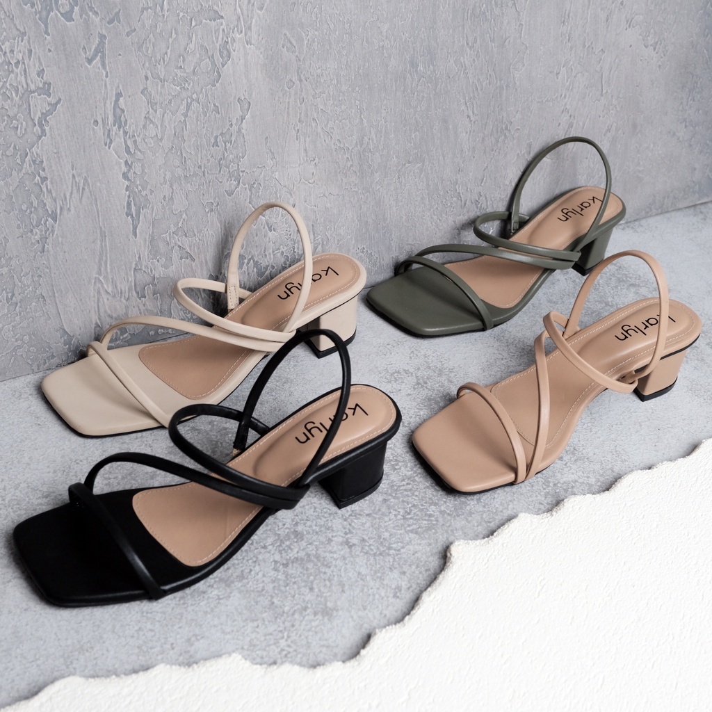 Karlyn Livy Sandal Heels Wanita 5 cm