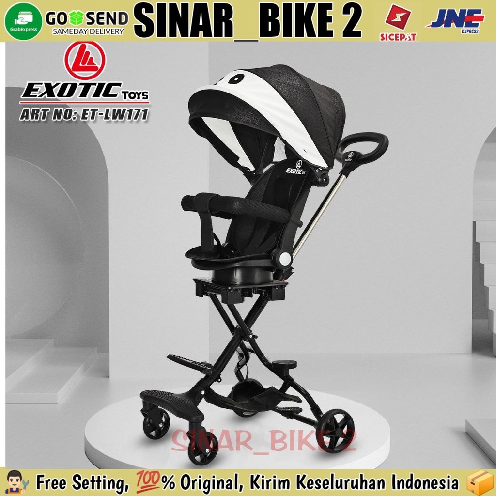 Magic Baby Stroller Exotic ET-131,,171 Kereta Dorong Bayi Kanopi