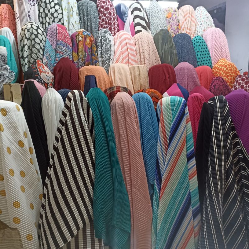 kain plisket // plisket motif // bahan plisket // kain bahan