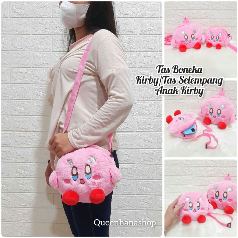 Tas Selempang Kirby Tas Boneka Anak Cewe Kirby Game