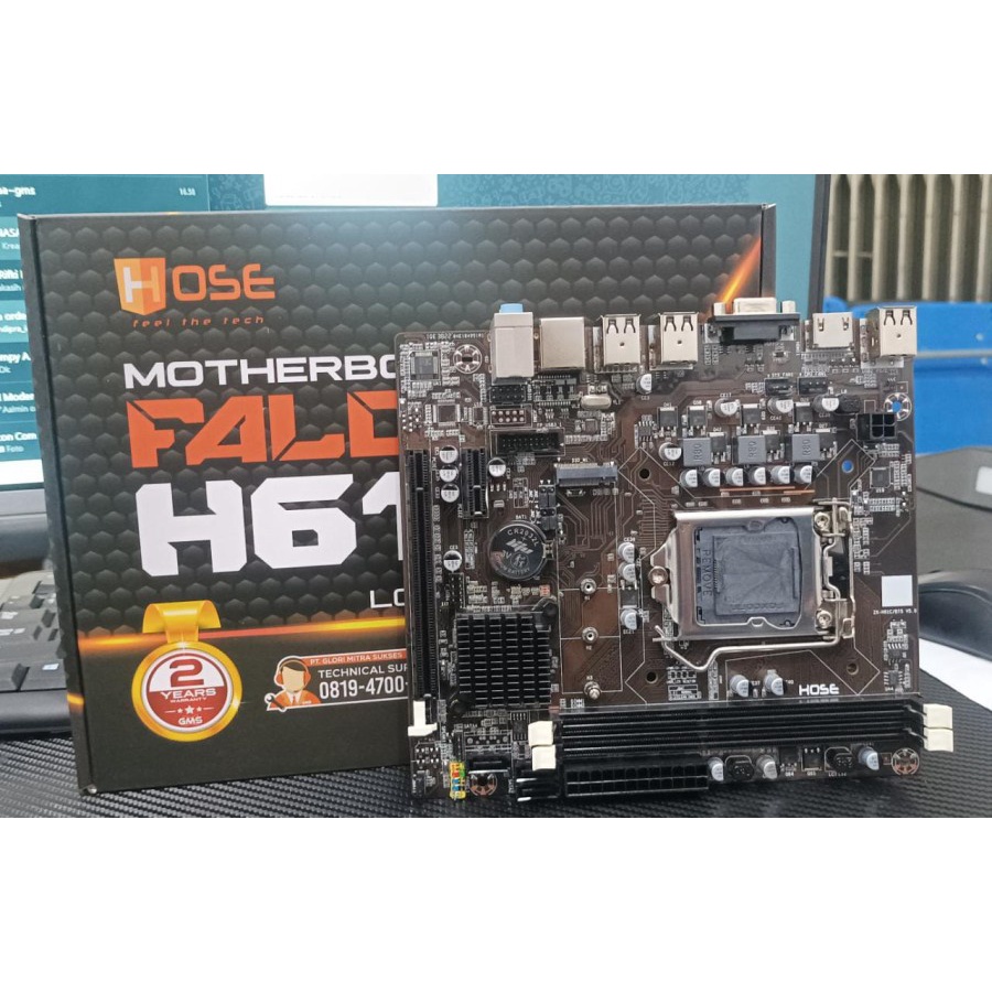 Motherboard Hose Falcon H61 DDR3 Socket LGA 1155 Micro ATX