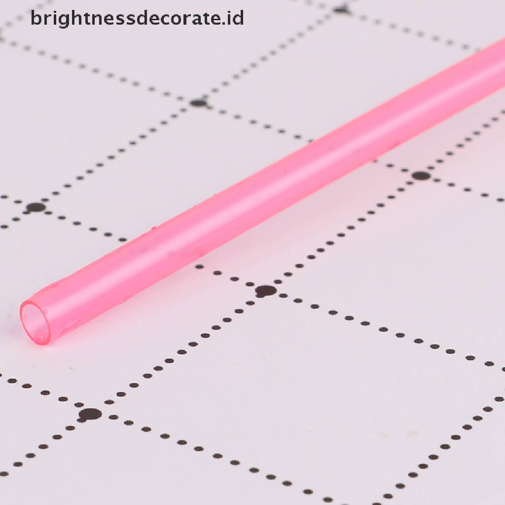 [Birth] Love Heart Double Straw Sedotan Tabung Minum Fleksibel Unik Aksesoris Bar [ID]