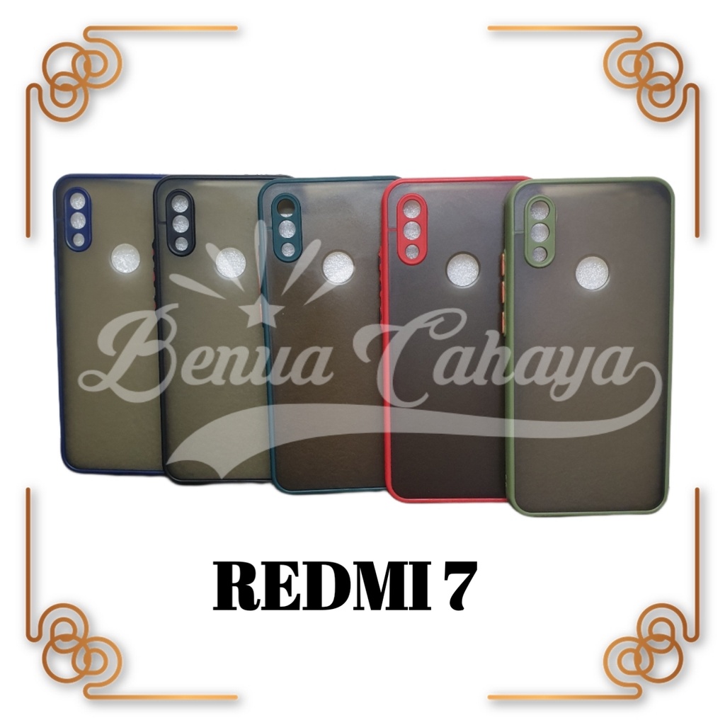 CASE REDMI 7 CASE DOVE CASE MATTE FULL COLOUR-REDMI 7
