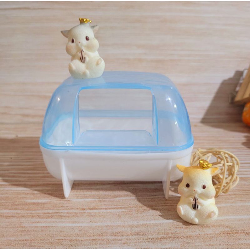 Hamtoro Small Tub Tempat Mandi Anak Hamster Kecil Roborovski