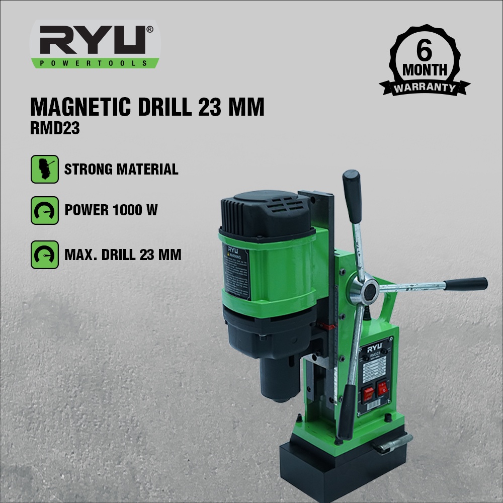 RYU Magnetic Drill 23 Mm - Mesin Bor Magnet