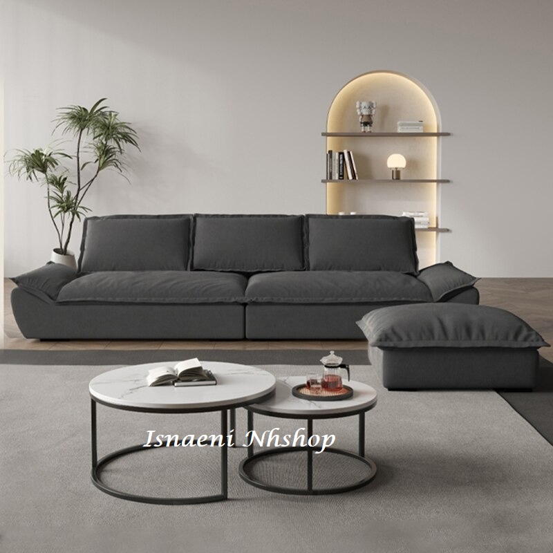 Elegan Leather Sofa Ruang Tamu Minimalis/Sofa Cafe/Sofa Game