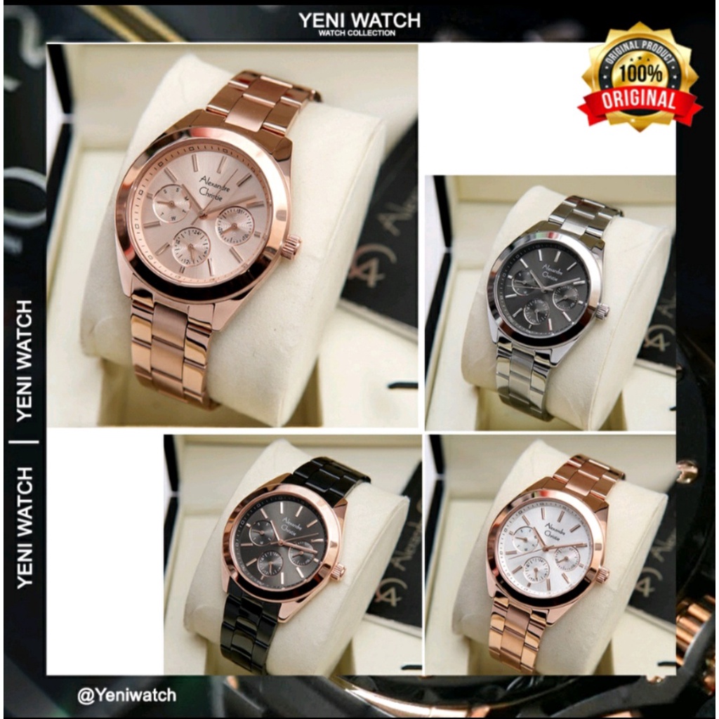 Alexandre Christie Ac 2950 Jam Tangan Wanita Original