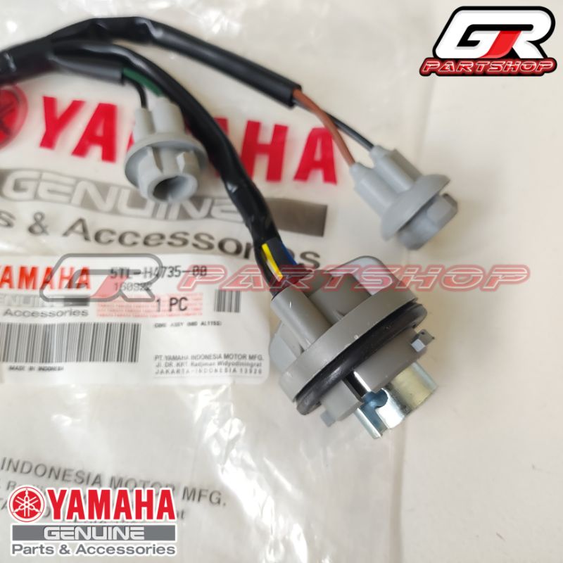 SOKET LAMPU STOP MIO SPORTY SMILE ORI YGP ORIGINAL YAMAHA KABEL SOCKET CORD STOPLAMP