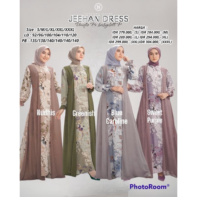 JEEHAN DRESS NADHEERA LUXURY