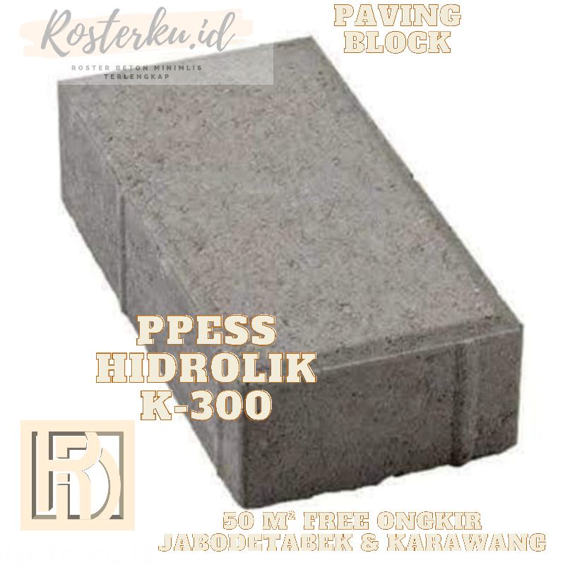 paving block pres hidrolik k-300