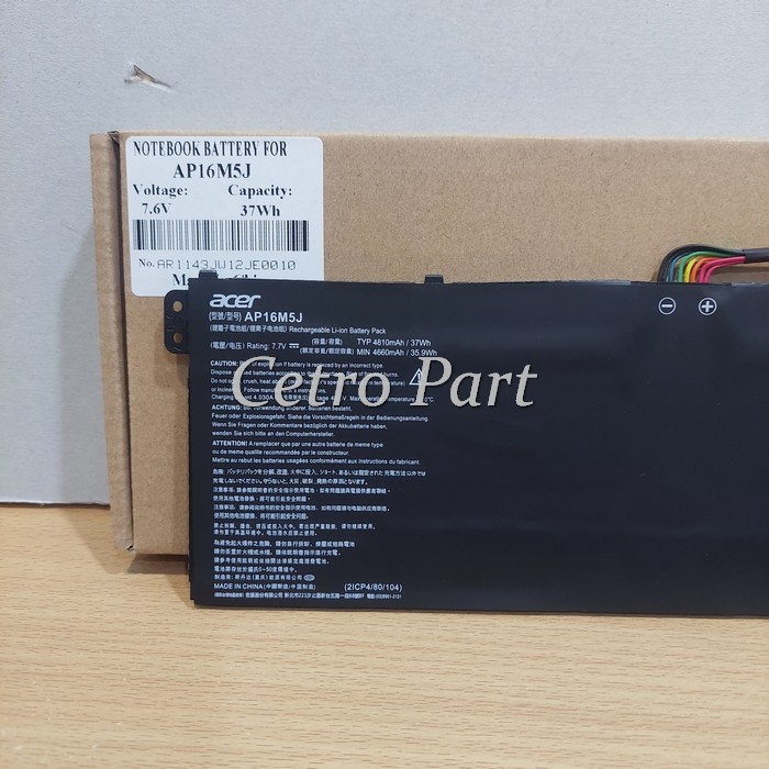 Baterai Acer Aspire 3 A311-31 A114-31 A515-31 A314-31 A315-31 AP16M5J