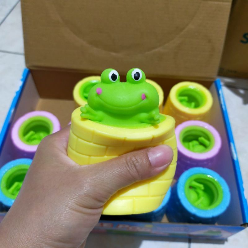 Mainan Anak Mainan Pencet Sttres Ball Mainan Squishy Mainan Lucu Mainan Pencet Tikus Katak / Kodok Mainan Terbaru