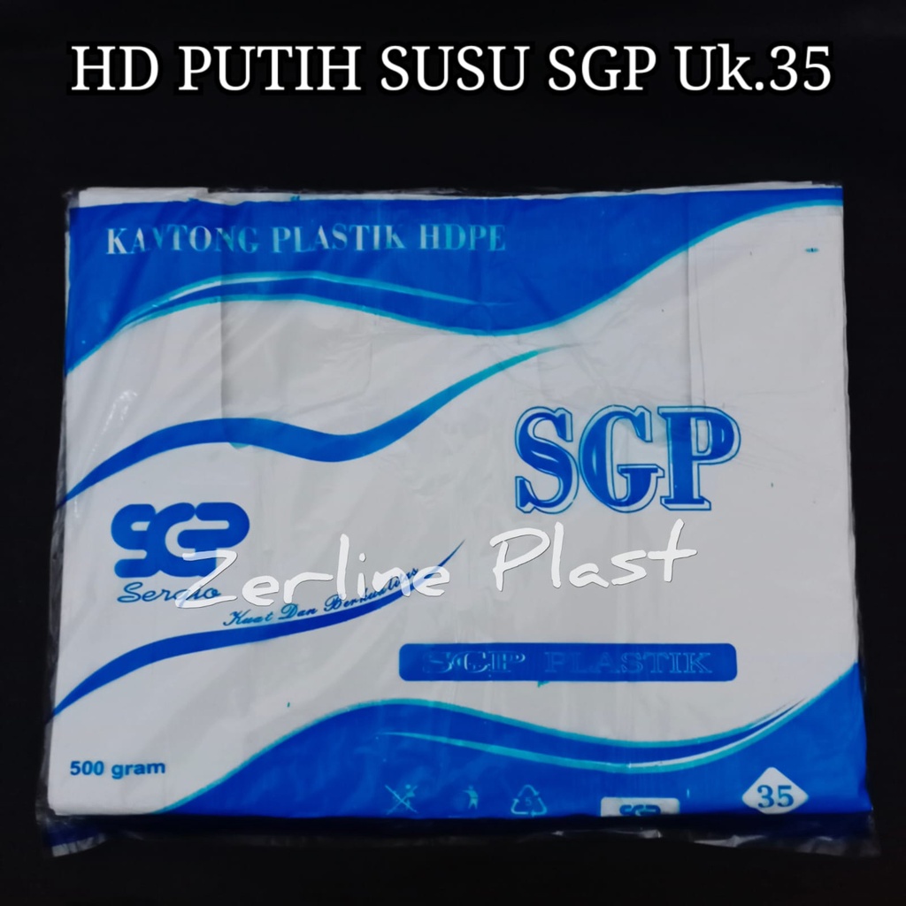 Kantong Plastik SGP PUTIH SUSU @±500gram