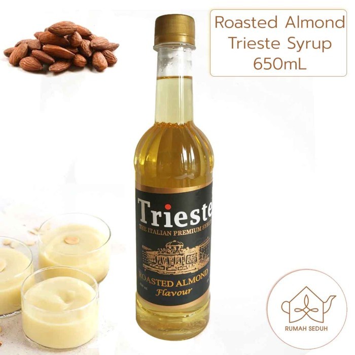 

650ML ROASTED ALMOND SYRUP MERK TRIESTE ORIGINAL