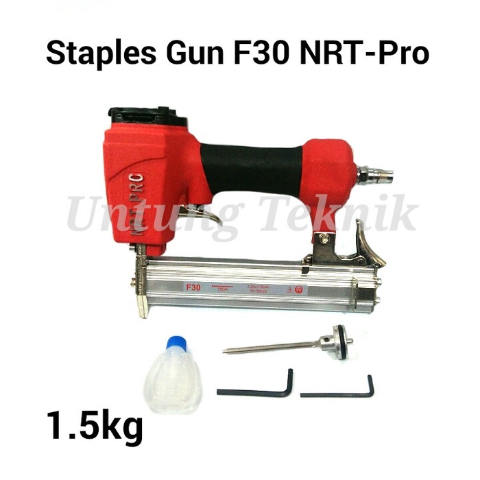 

NRT-Pro F30 Air Nailer Pneumatic - Staples Gun F 30 - Paku Tembak