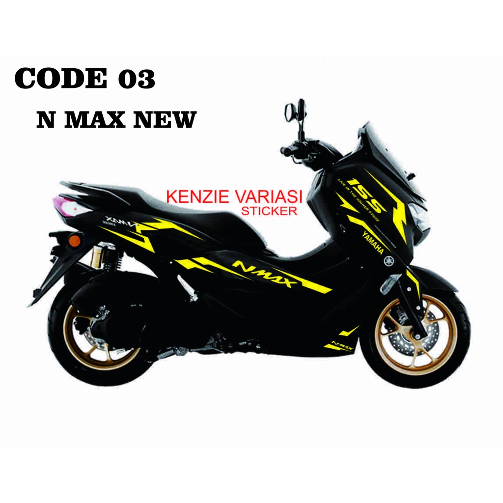 AKSESORIS YAMAHA N MAX NEW, Stiker Cuting Striping List Body MOTOR YAMAHA Nmax NEW model 2023  #03