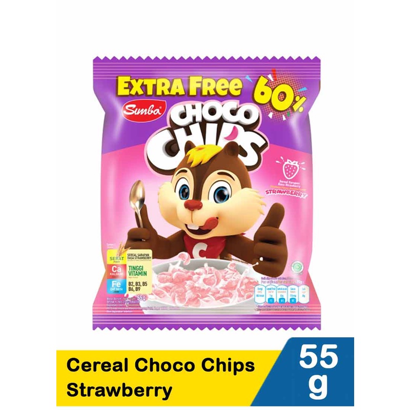 

Simba Cereal Choco Chips Strawberry 55 Gram