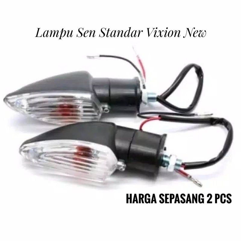 Lampu sein sen ritting model standar vixion new nvl nva vixion new 2013-2016 set kanan kiri universa