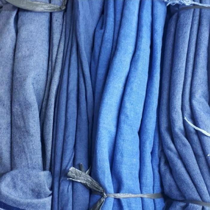 Kain Jeans Tebal Washing (2,50 X 1,50). Kain Jeans Denim. Bahan Jeans 052