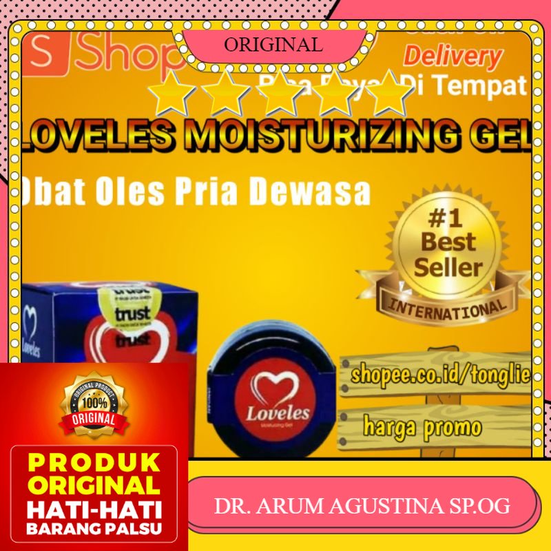 100% ORIGINAL Obat Kuat Oles Tahan lama pria - Loveles Moisturizing Gel