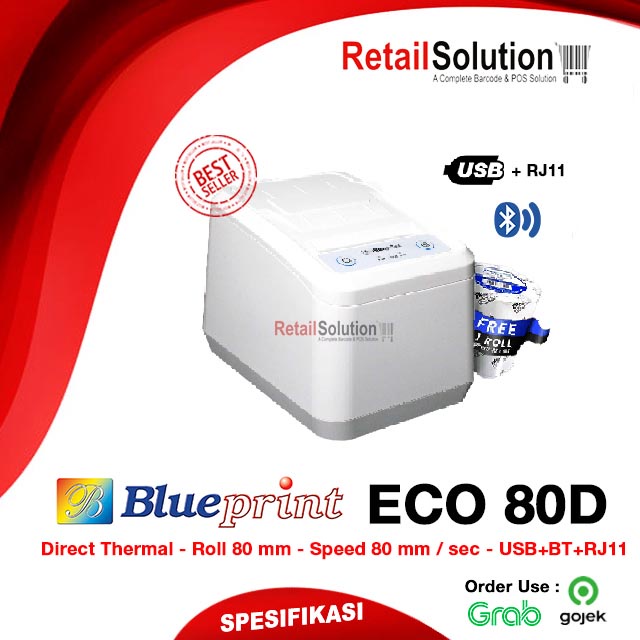 Printer Thermal Kasir USB Bluetooth - Blueprint ECO-80 ECO80D ECO80X