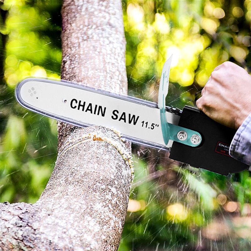 Chain Saw 11.5Inch Penyambung Gergaji Listrik Pemotong Kayu Extention Gergaji Mesin Mini tools Chainsaw