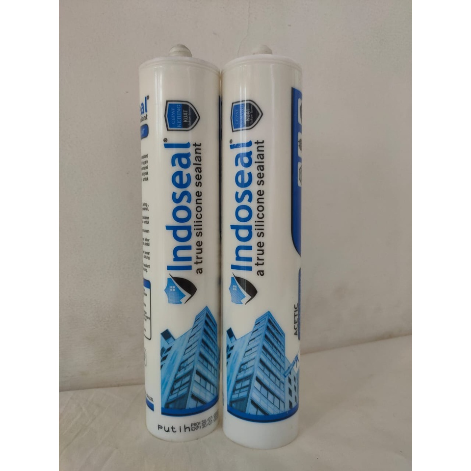 LEM INDOSEAL SILICONE SEALANT PUTIH, BENING 300GR