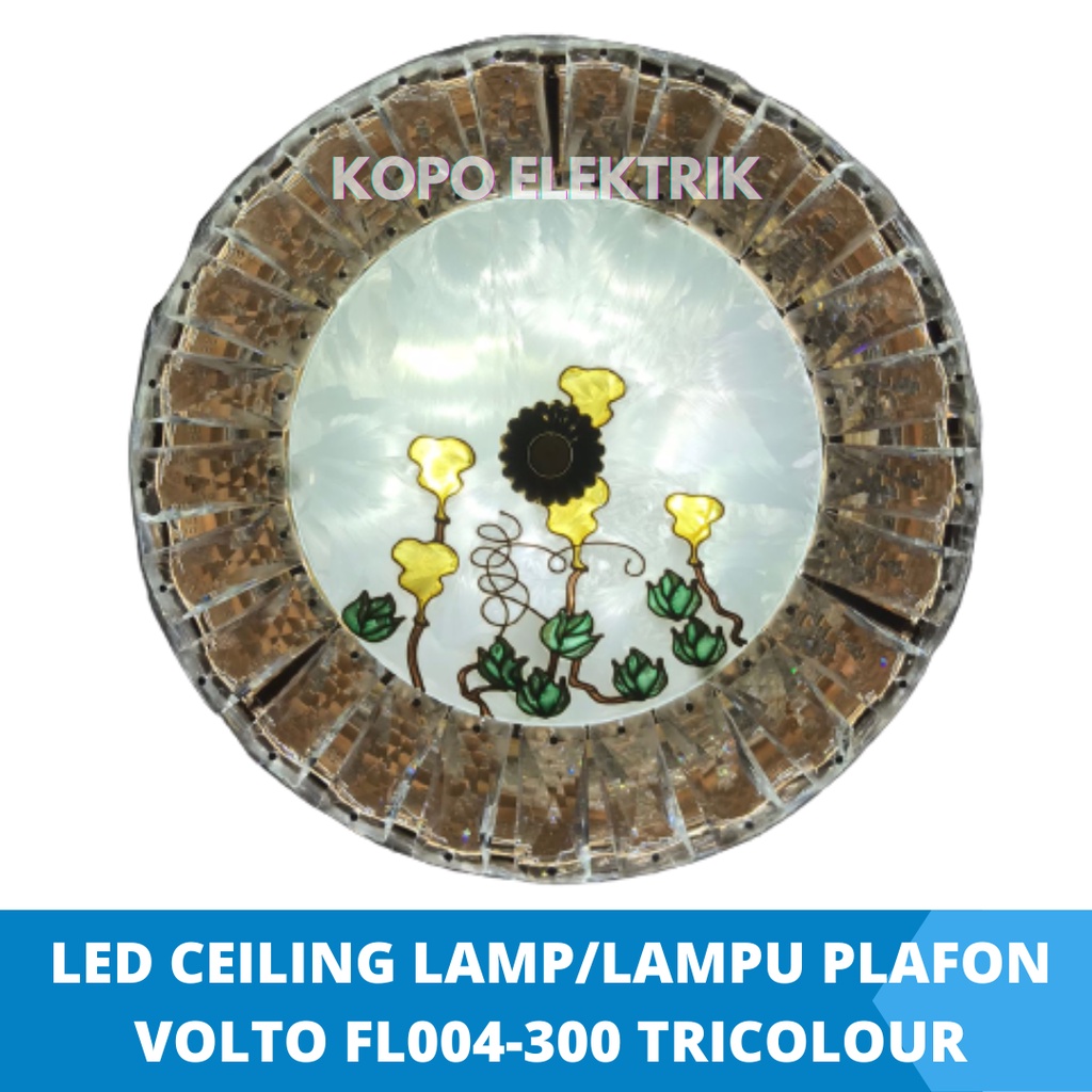 Led Ceiling Lamp/Lampu Plafon FL004-300 TRICOLOUR