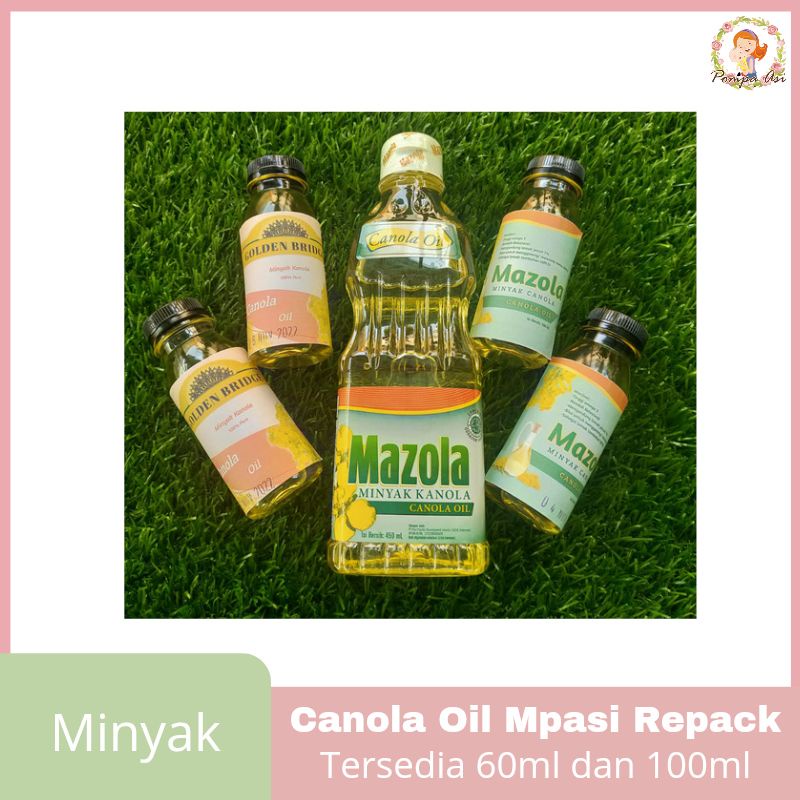 Minyak Mazola Golden Bridge Canola Oil MPASI Bayi Premium 100ml &amp; 60ml Termurah By Mallpompaasi