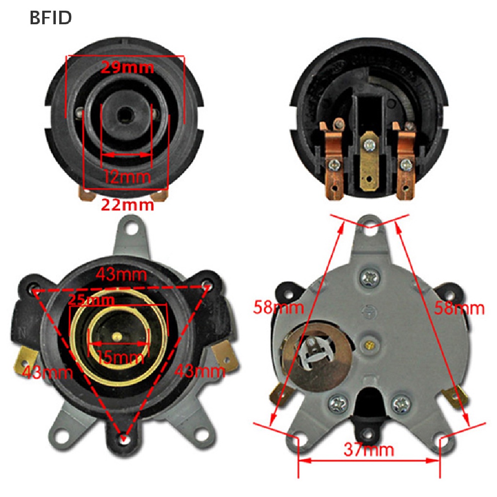 [BFID] 1set Ketel Listrik Aksesori Coupler Kualitas Tinggi Ketel Listrik Aksesoris Kontrol Suhu Connecg Soket Dari Dasar Atas Dan Bawah Dari Ketel Listrik [ID]