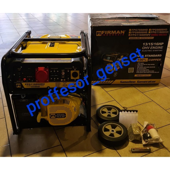 Genset 10 kva 8000 watt 3 phase 10kva gasoline Firman FPG 1188 HDV