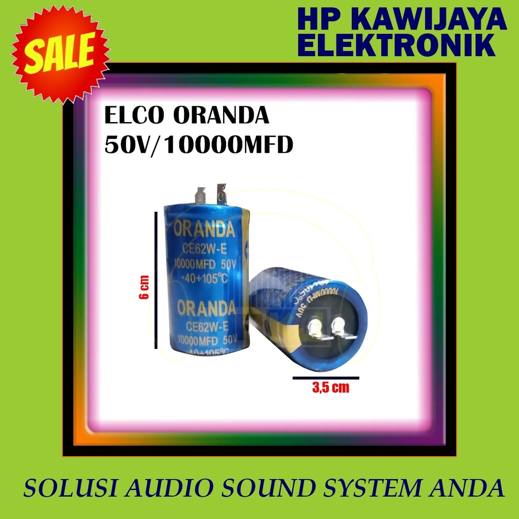 ELCO elcho ORANDA 10000 MIKRO 50V oranda 10000uf 50v