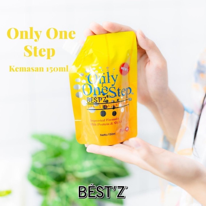 PERLURUS RAMBUT PEREMANEN BESTZ ONLY ONE STEP KERATIN SPA 150ML