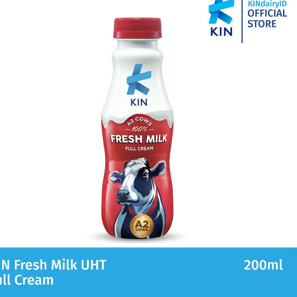 

❤[PROMO MURAH!!!]❤ KIN UHT Fresh Milk Full Cream 200ml