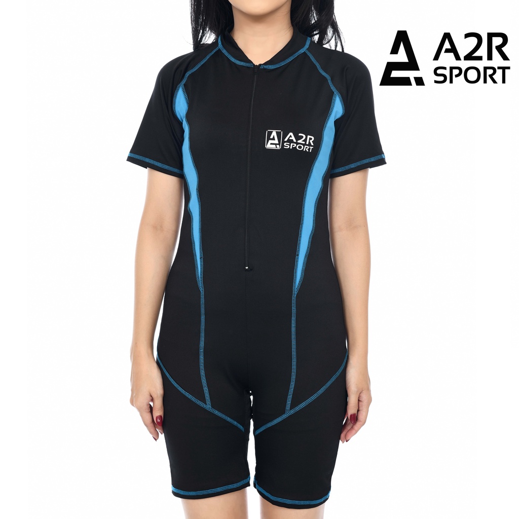 A2R Sport - Diving Dewasa Lengan Pendek Baju Renang (Unisex) Pria &amp; Wanita