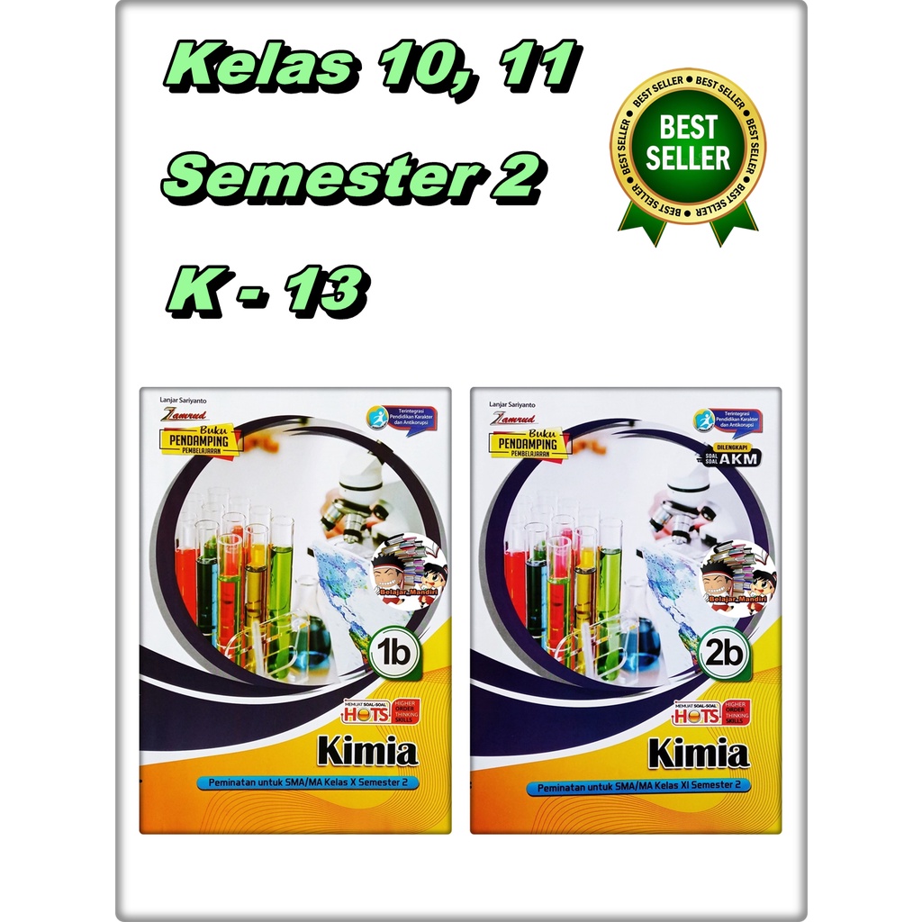 LKS Kimia SMA/MA Kelas 10, 11 Semester 2 K-13 Zamrud