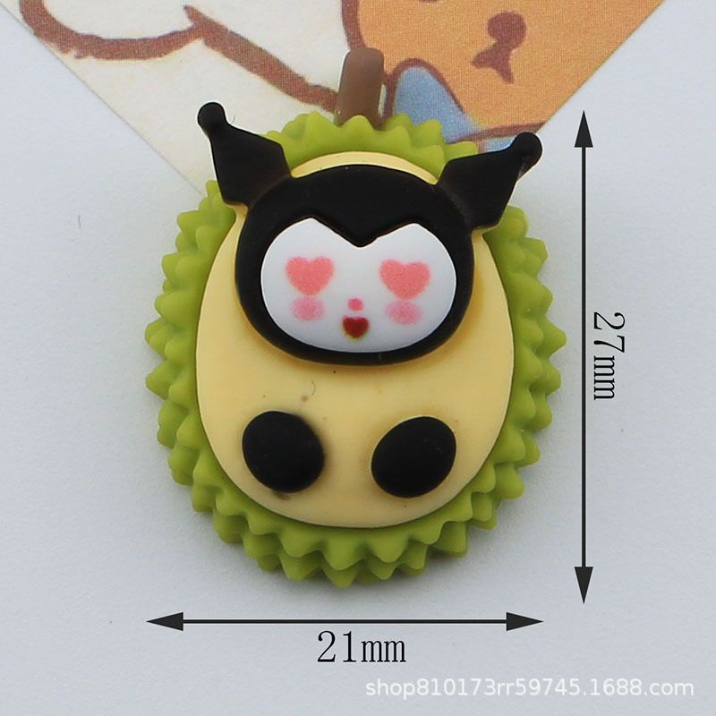 (5 PC) RESIN SANRIO / DURIAN SANRIO LUCU/ KUROMI/ CINNAMOROLL / MELODY/ RESIN CLAY SANRIO