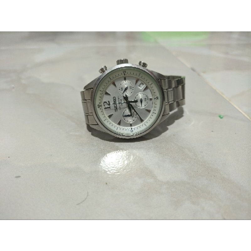 jam tangan SEIKO CHRONOGRAPH 100M/jam tangan murah/jam bekas