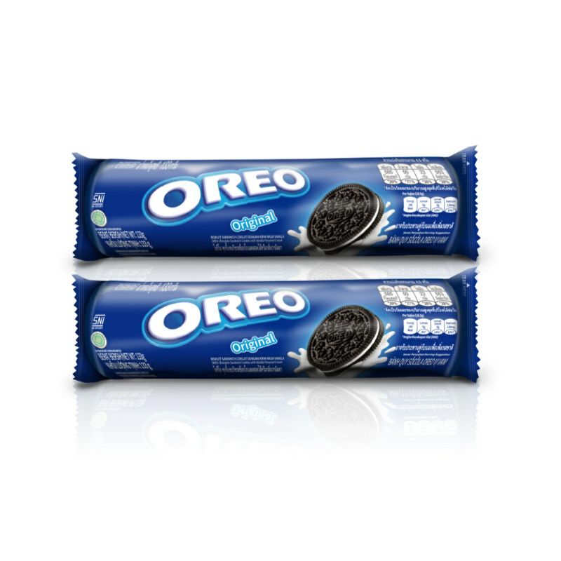 

Oreo Biskuit Vanilla Regular 133 Gram - 2 Pcs Untuk Jajanan Anak Dan Keluarga