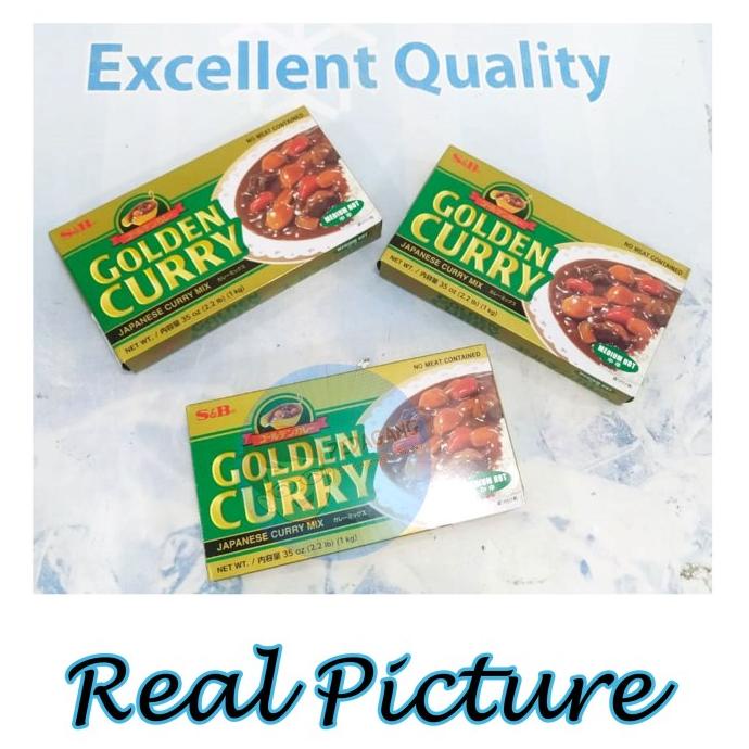 

S&B Golden Curry 1Kg Medium Hot | Kari Blok | Kari Jepang