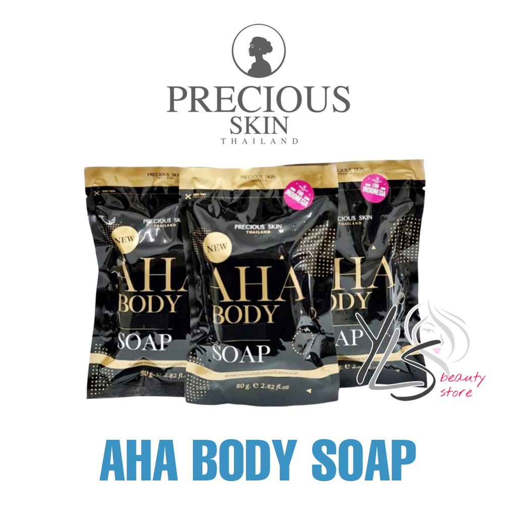 PRECIOUS SKIN AHA BODY SOAP 80g - TERDAFTAR BPOM - SABUN AHA BODY BOOSTER MURAH