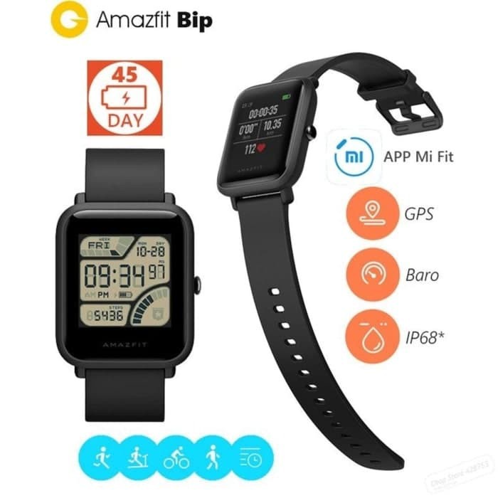 Amazfit BIP Smartwatch band GPS + GLONASS dual positioning