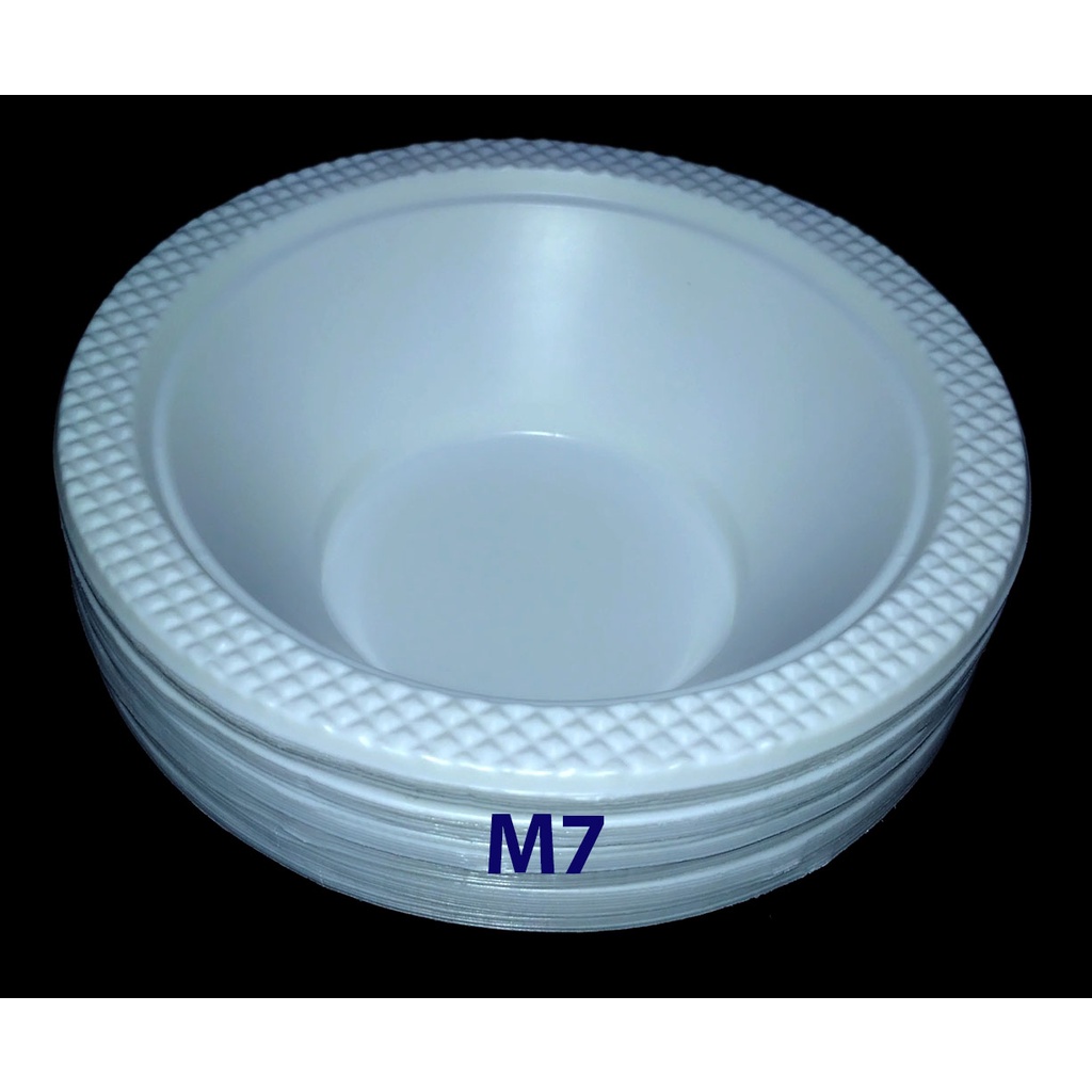 Mangkok Plastik Sekali Pakai Ukuran LARGE/BESAR (M7)