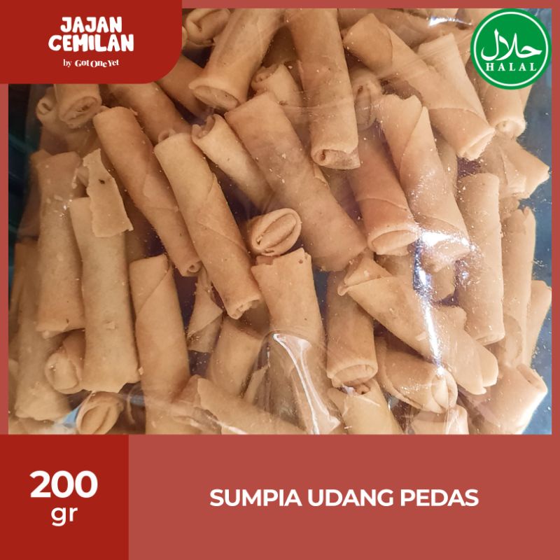 

[200G] SUMPIA UDANG PEDAS / LUMPIA KERING/ SPRING ROLL / SNACK CEMILAN